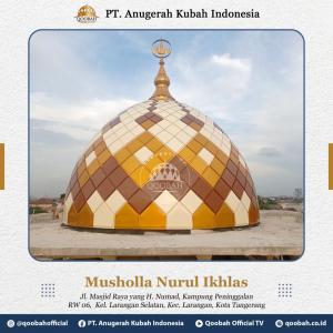 Musholla Nurul Ikhlas Tangerang - jual kubah masjid di tangerang - harga kubah masjid di tangerang