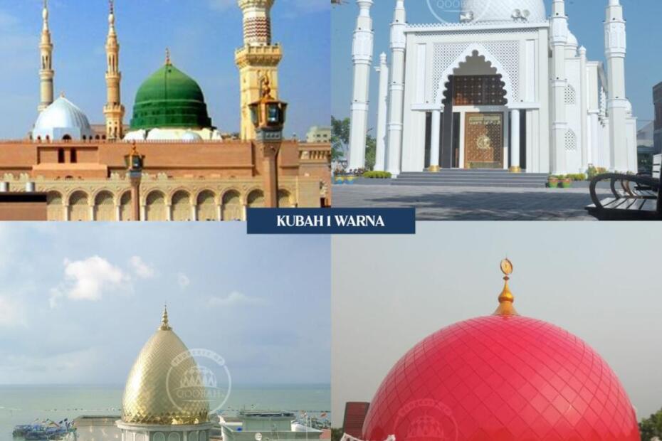 kombinasi warna untuk kubah masjid