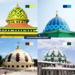 kombinasi warna untuk kubah masjid