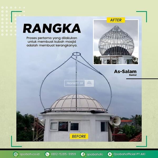 Kubah Masjid Lailatul Qodar, Kulon Progo, DI Yogyakarta (4)
