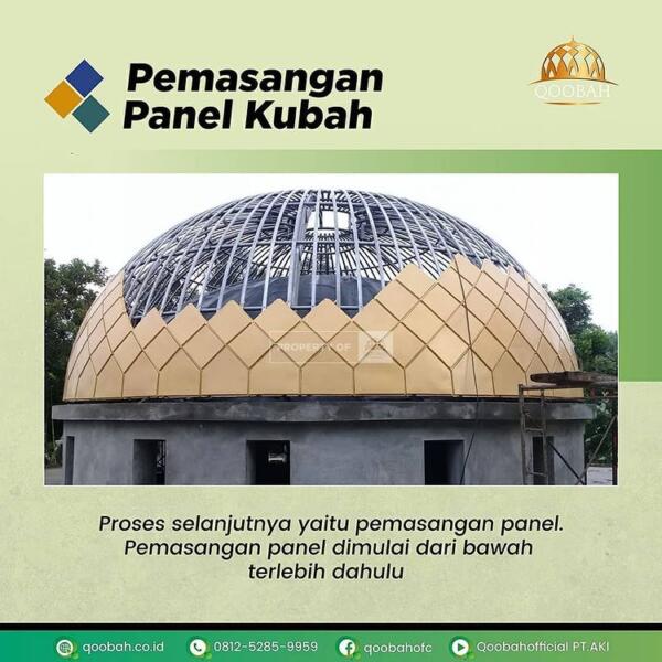 Kubah Masjid Lailatul Qodar, Kulon Progo, DI Yogyakarta (5)