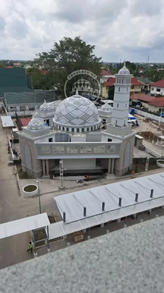 kubah menara masjid