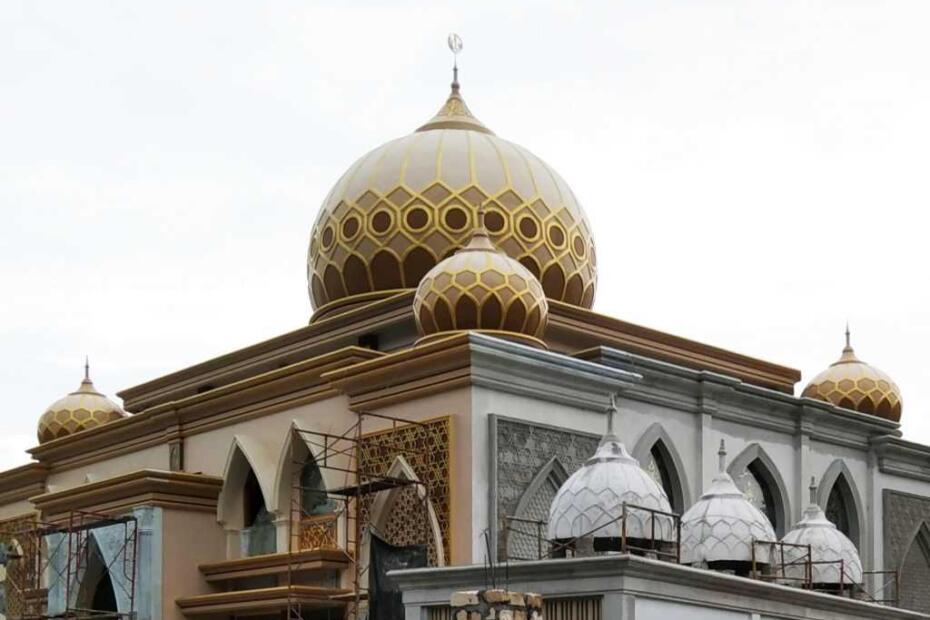 motif kubah masjid grc