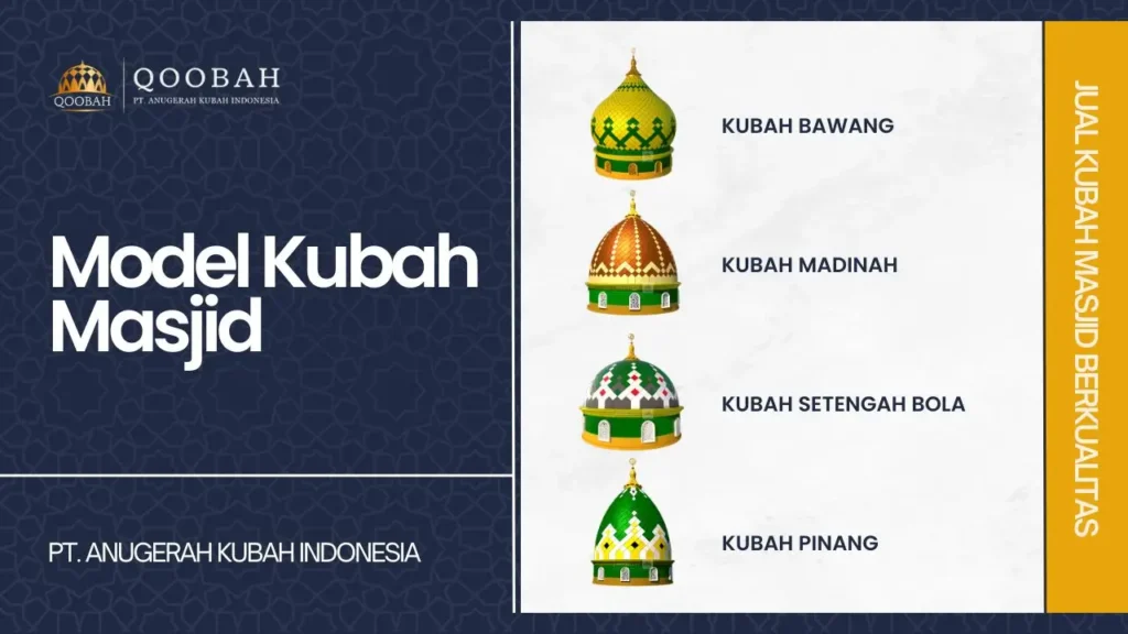 model kubah masjid palembang