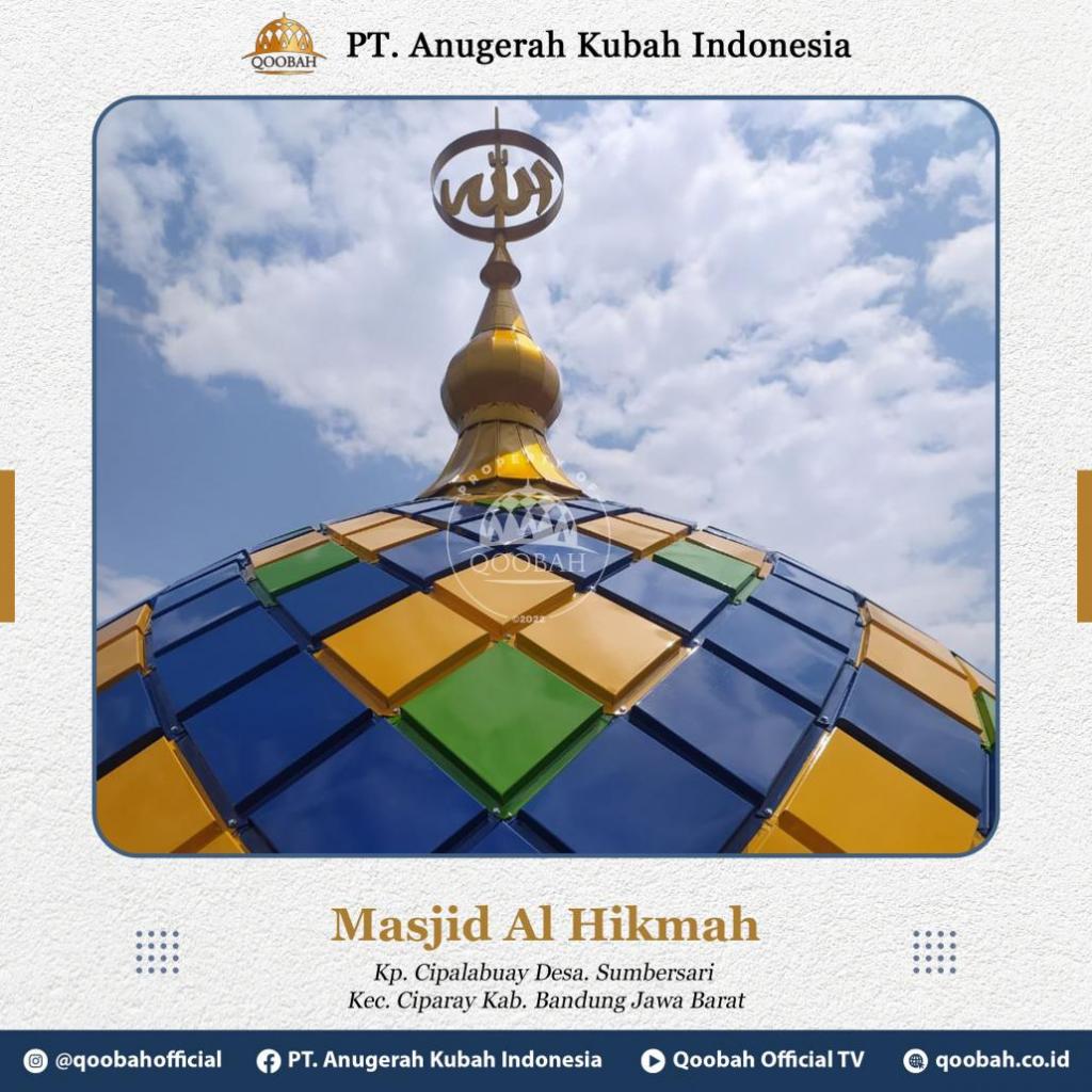 Portfolio Kubah Masjid Bandung Al Hikmah