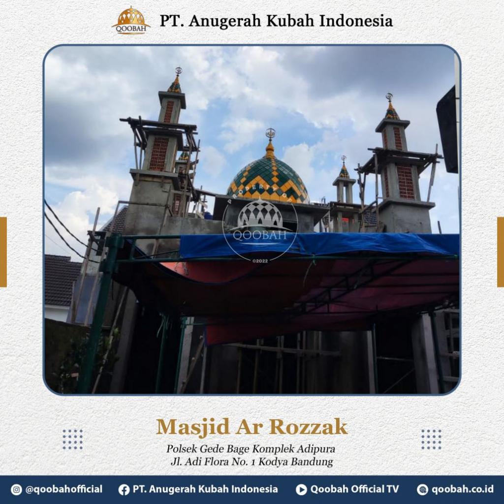 Portfolio Kubah Masjid Bandung Ar Rozzak