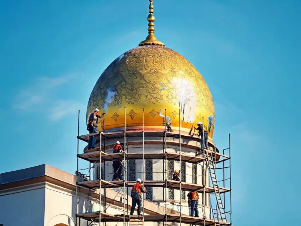 tips renovasi kubah masjid
