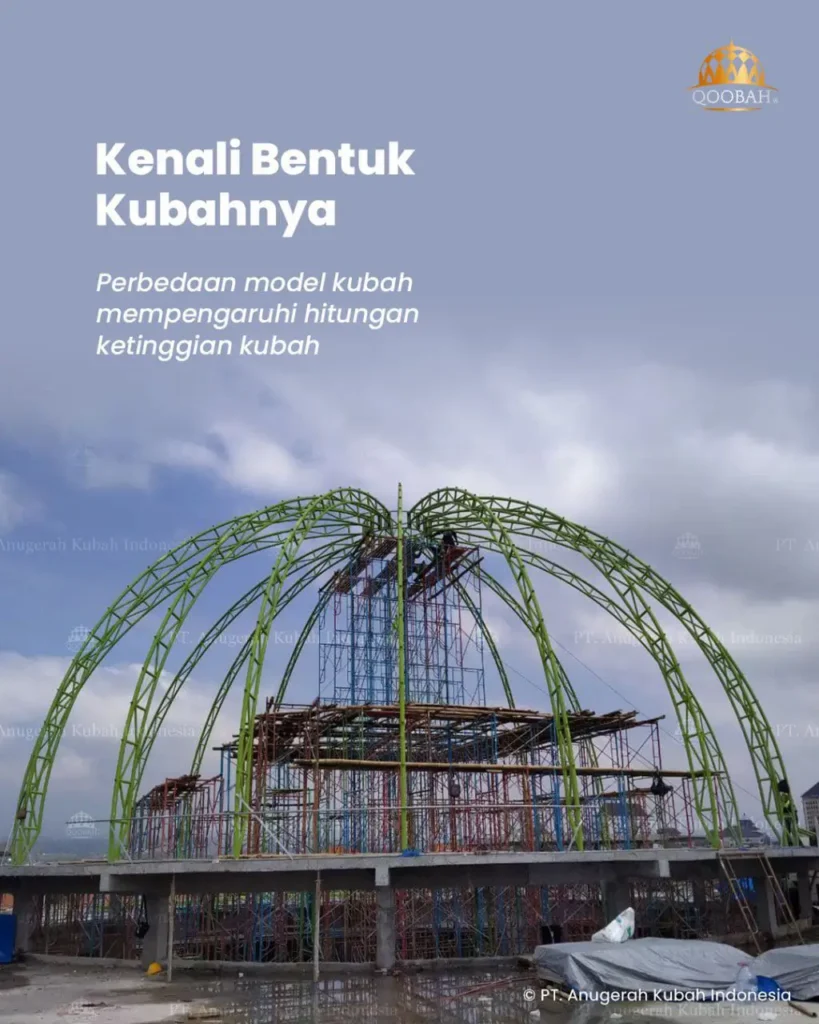 mengenali bentuk kubah masjid
