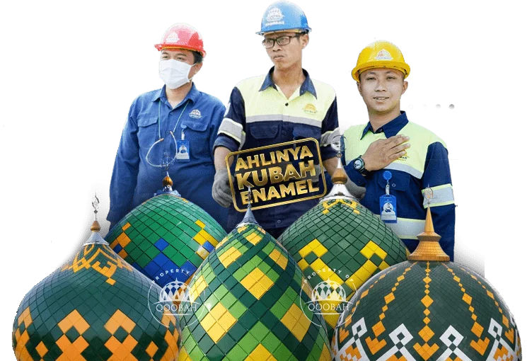 cara membersihkan kubah masjid