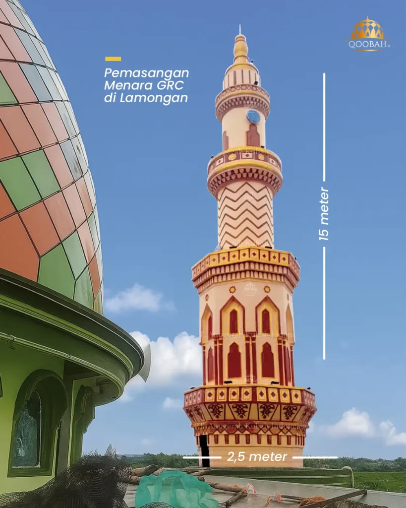 jasa pembuatan menara masjid grc