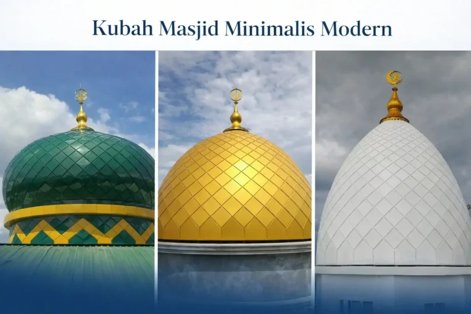 Kubah Masjid Minimalis Modern