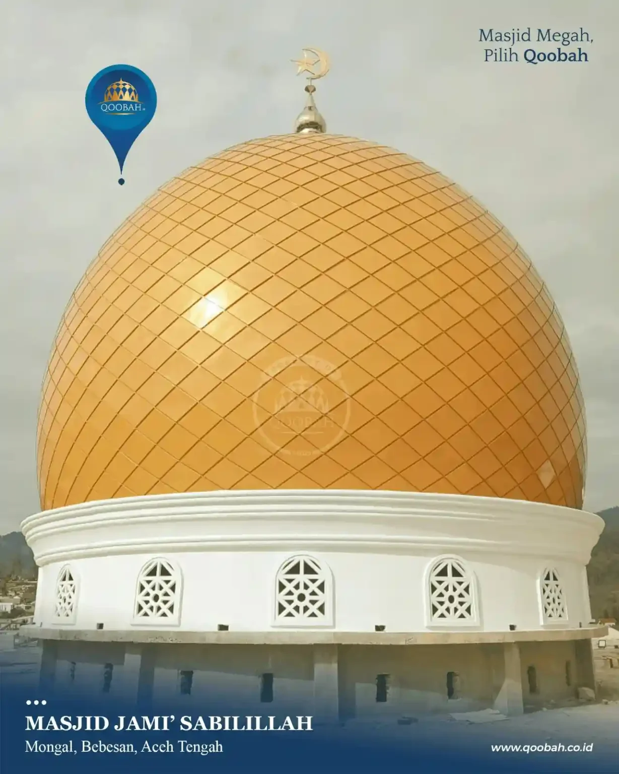 contoh kubah masjid di sumatra