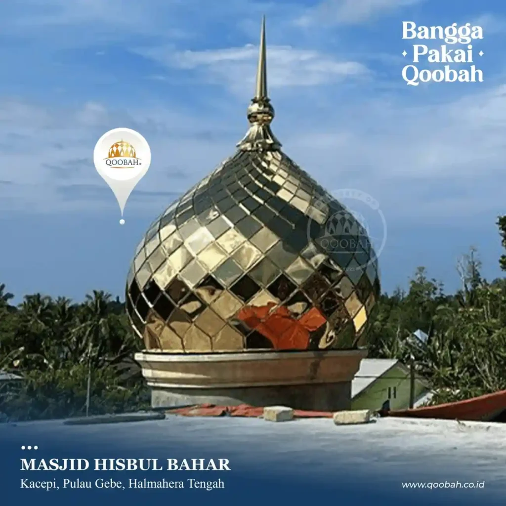contoh kubah masjid di papua dan maluku