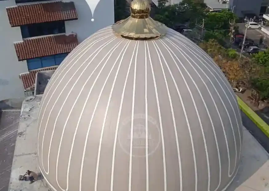 kubah masjid GRC 13 meter