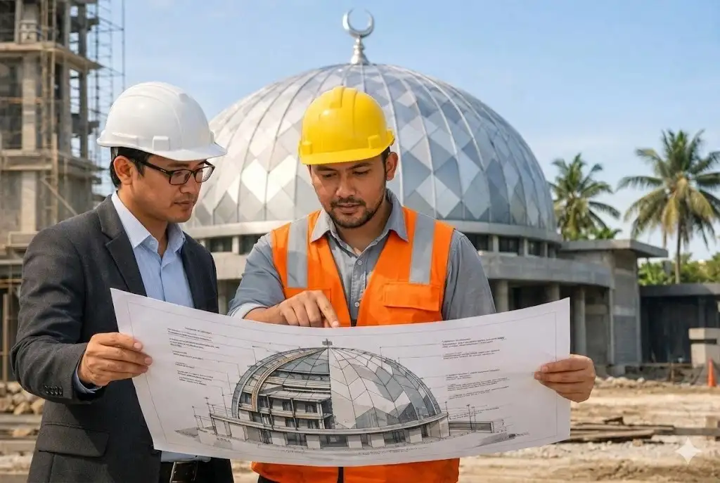 Bagian Desain Kubah yang Paling Mempengaruhi Biaya