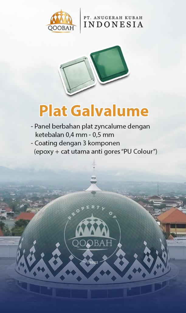 kubah masjid galvalum