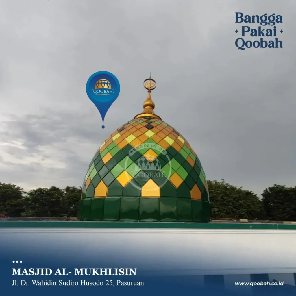 kubah masjid galvalum 4 meter