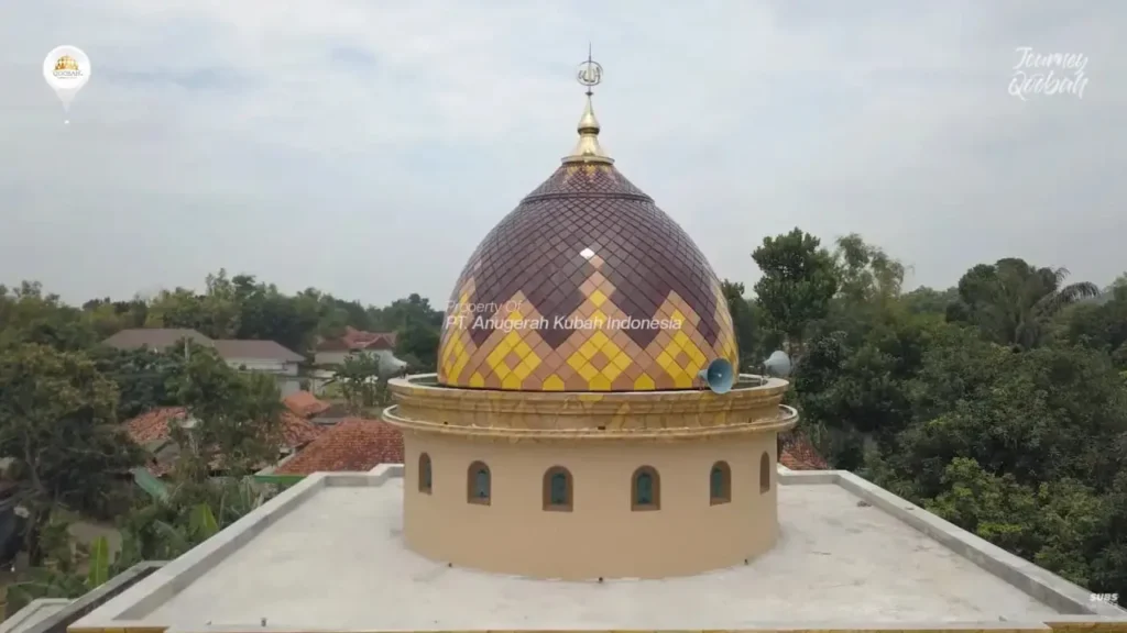 proyek kubah masjid enamel bangkalan