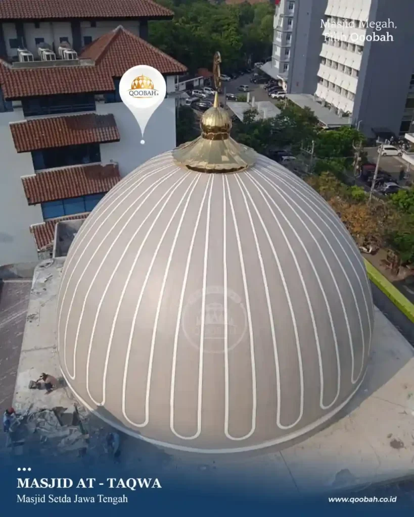 kubah masjid GRC 13 meter