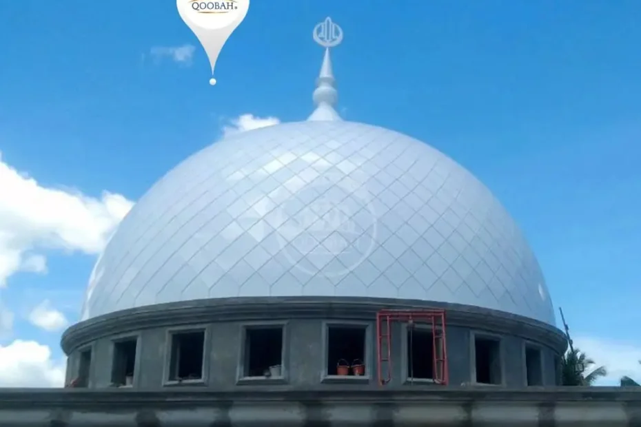 kubah masjid enamel 13 meter