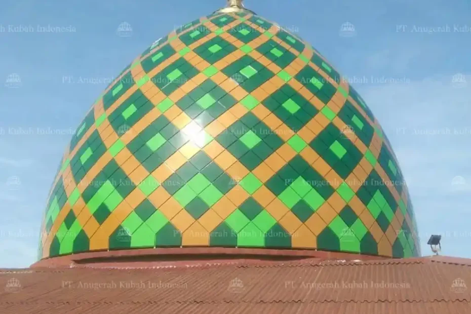 kubah masjid enamel infinith 10 meter