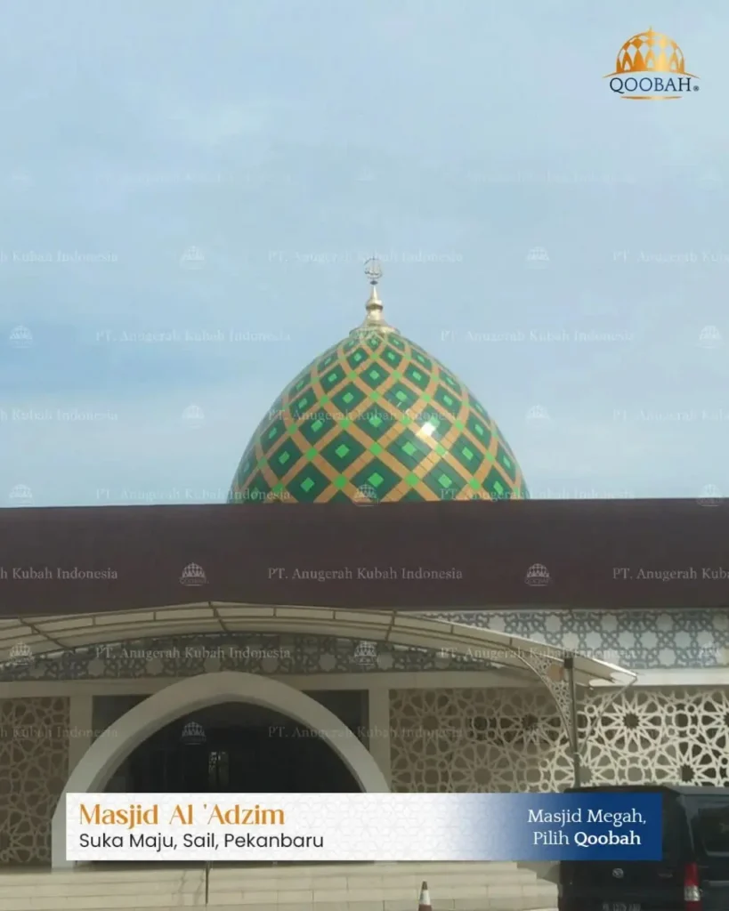 kubah masjid enamel infinith 10 meter