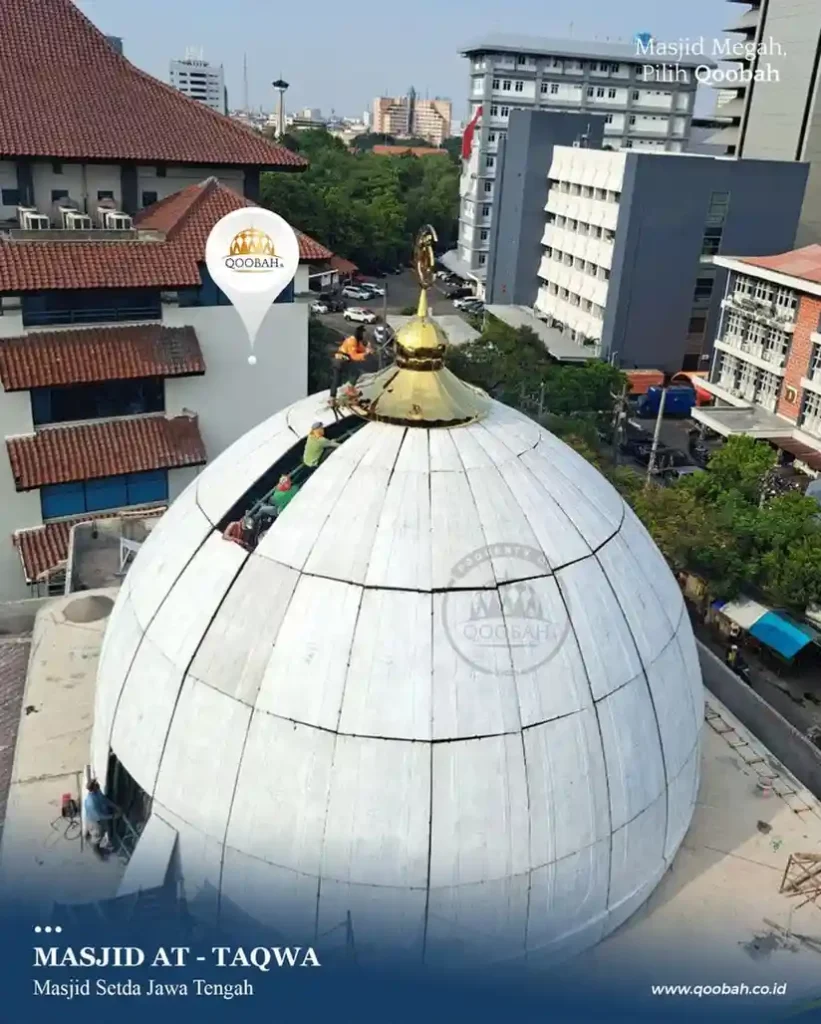 kubah masjid GRC 13 meter