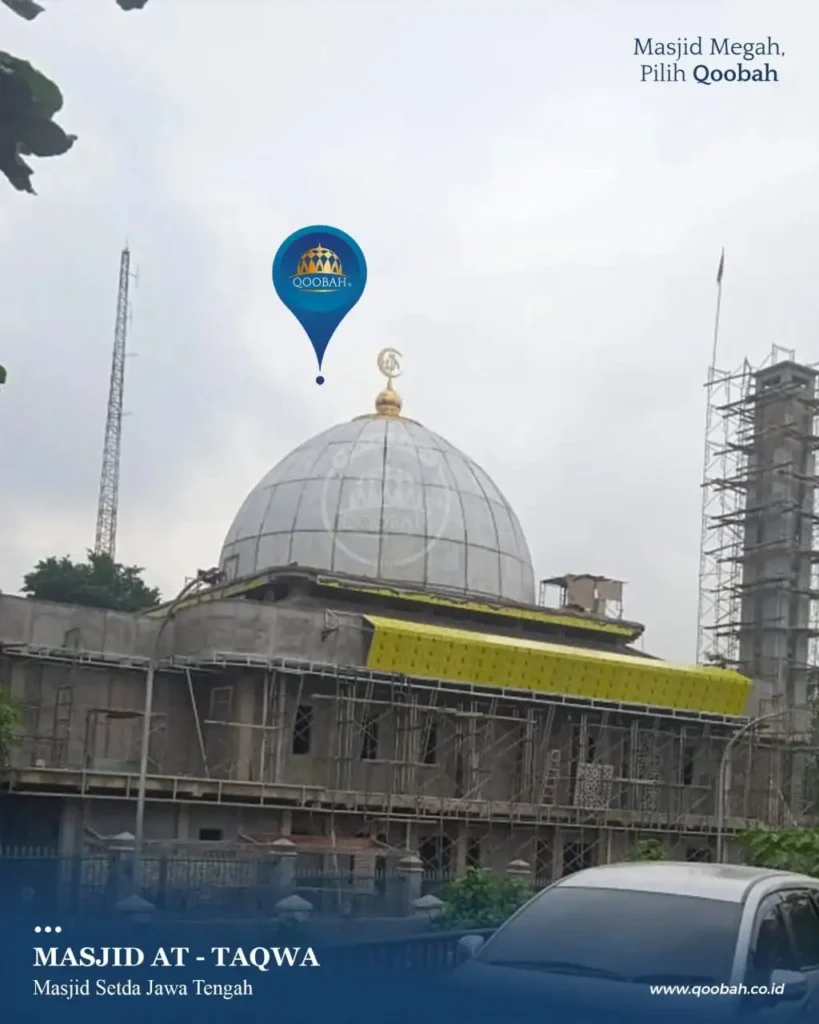 kubah masjid GRC 13 meter